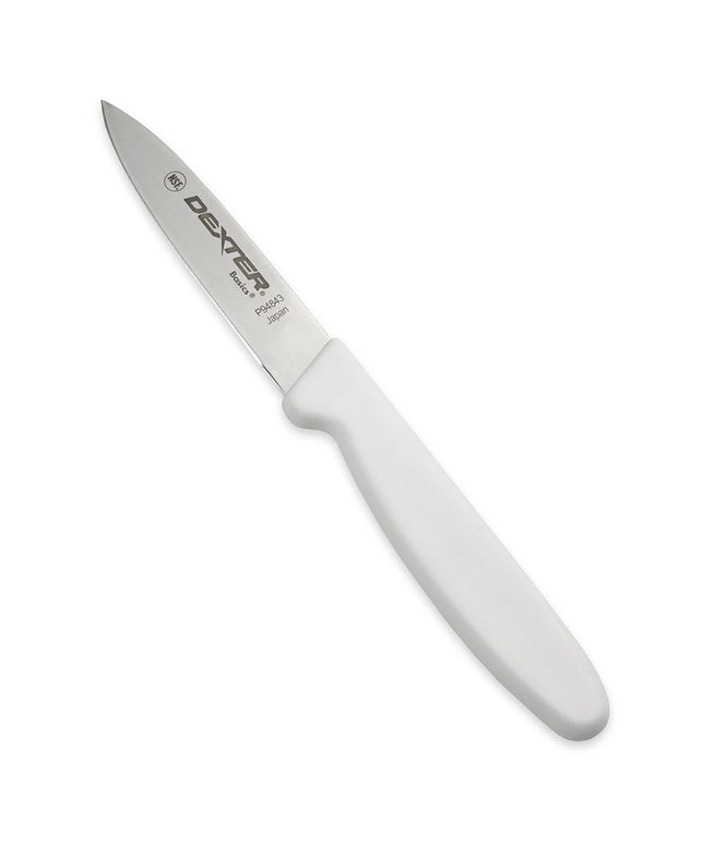 Dao Gọt Dexter Russell P94843 7.9 cm Cán Polypropylene Trắng Thép Carbon