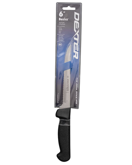 Dao Đa Năng Dexter Russell P94847B 15.2 cm Cán Polypropylene Đen Thép Carbon