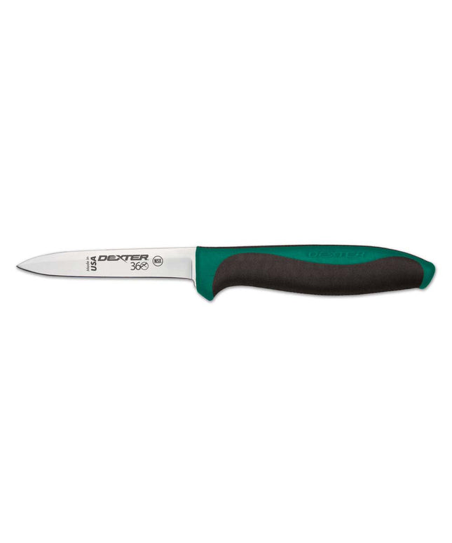 Dao Gọt Dexter Russell S360312GPCP 8.9 cm Đầu Giáo & Lưỡi Thẳng, Thép Carbon