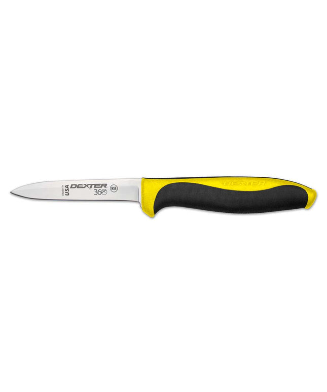 Dao Gọt Dexter Russell S360312YPCP 8.9 cm Mũi Giáo Lưỡi Thẳng Thép Carbon