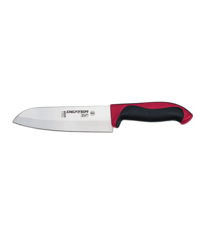 Dao Santoku Dập Dexter Russell S360-7R-PCP 17.8 cm Lưỡi Thẳng Thép Carbon