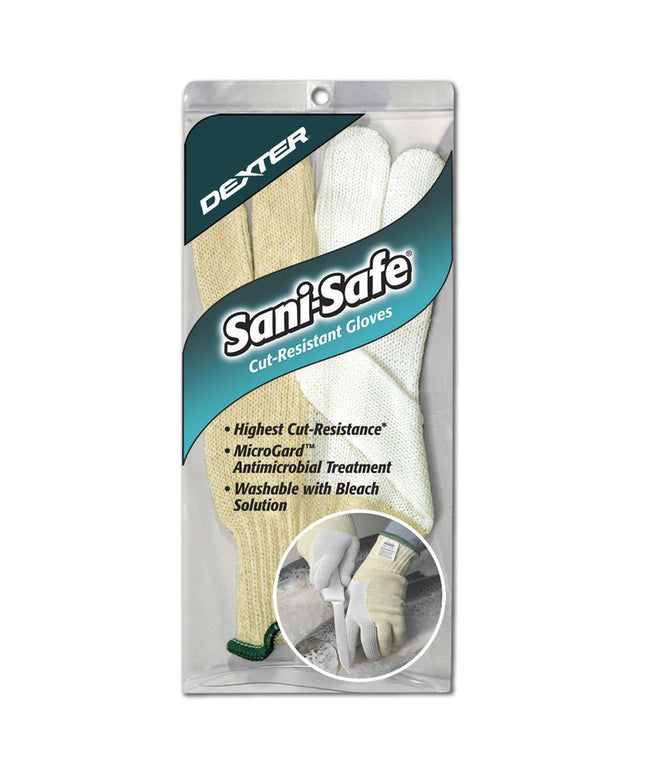 Găng Tay Chống Cắt Dexter Russell SSG1-X SANI-SAFE® Cỡ XL - Chất Liệu Pha Trộn, Vàng/Trắng