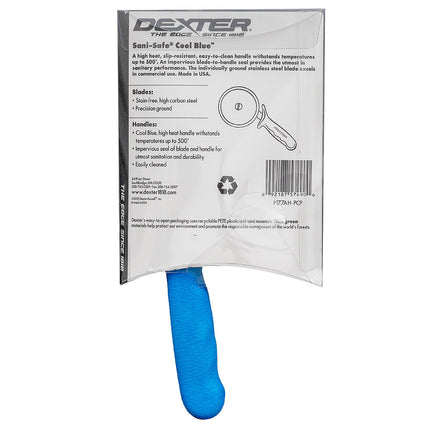 Dao Cắt Pizza Dexter Russell P177AH-PCP SANI-SAFE® 10.2 cm Tay Cầm Nhựa Xanh Dương Thép Carbon