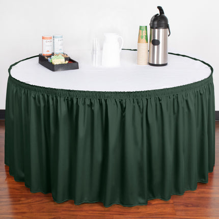 Váy bàn xếp ly kèm kẹp Velcro Snap Drape Wyndham 5,3 m x 74 cm - Màu xanh ngọc bích
