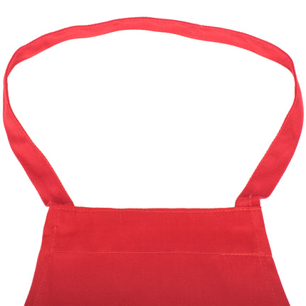 Tạp dề yếm poly-cotton màu đỏ Chef Revival 86,4 x 71,1 cm