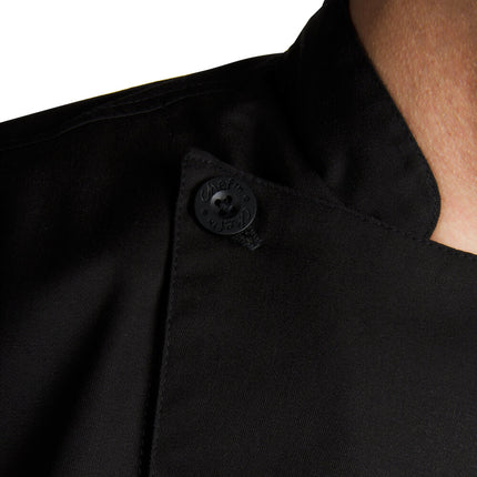 Áo đầu bếp tay dài executive tùy chỉnh đen Chef Revival Traditional J045 unisex - 4X