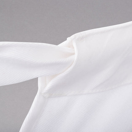 Tạp dề yếm dài điều chỉnh được vải poly-cotton có thể tùy chỉnh Chef Revival trắng