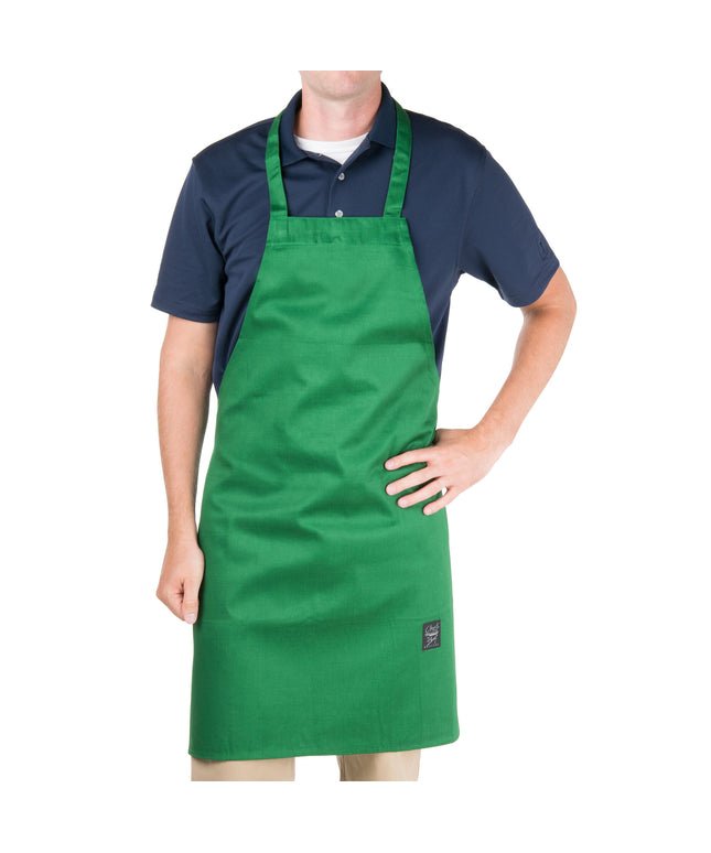 Tạp dề yếm vải poly-cotton có thể tùy chỉnh Chef Revival xanh lá