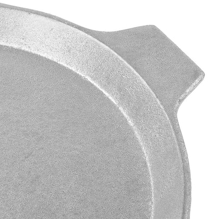 Khay đựng pizza nhôm đúc TableCraft CW4130GY màu xám 25 cm có tay cầm