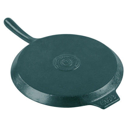 Khay pizza nhôm đúc có tay cầm TableCraft CW4130HGN 25 cm màu xanh rêu