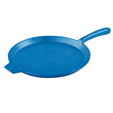 Khay pizza nhôm đúc màu xanh da trời có tay cầm TableCraft CW4130SBL 25 cm