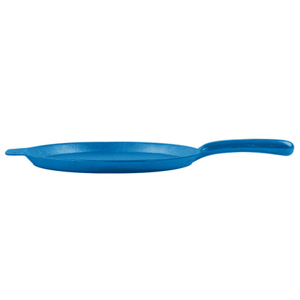 Khay pizza nhôm đúc màu xanh da trời có tay cầm TableCraft CW4130SBL 25 cm