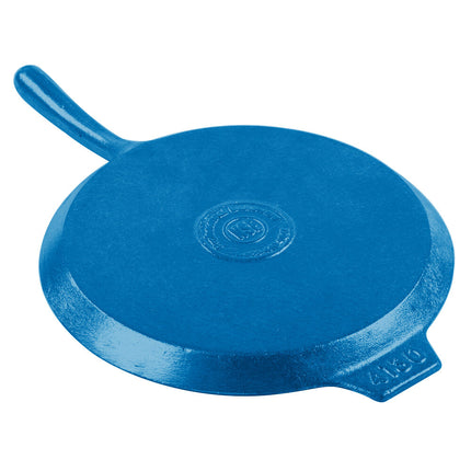 Khay pizza nhôm đúc màu xanh da trời có tay cầm TableCraft CW4130SBL 25 cm