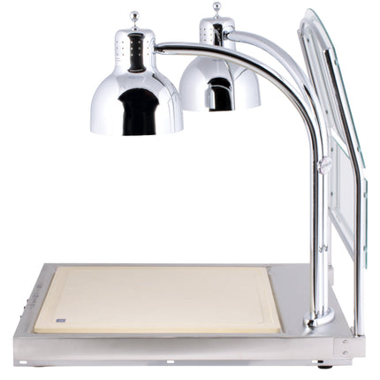 Trạm lóc thịt sưởi hai đèn có kính chắn Alto-Shaam CS-200S - 120V