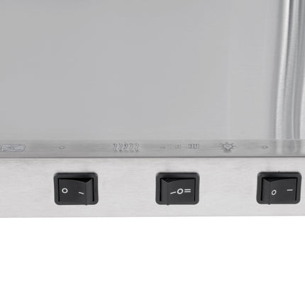 Trạm lóc thịt sưởi hai đèn có kính chắn Alto-Shaam CS-200S - 120V