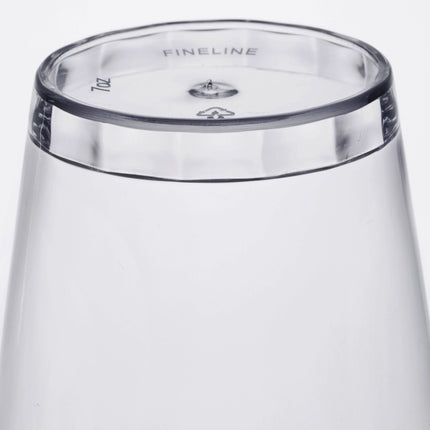 Ly nhựa cứng cao trong suốt Fineline 407-CL Savvi Serve 207 ml - Thùng 500 cái