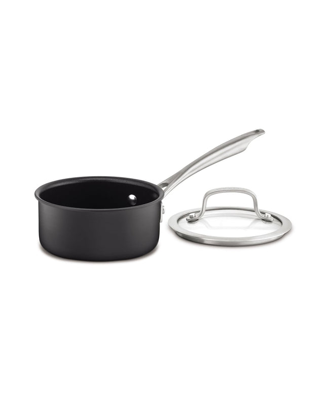 Nồi Cán Nhôm Anốt Cuisinart DSA19-14WH 0.9 lít Nắp Kính Đen