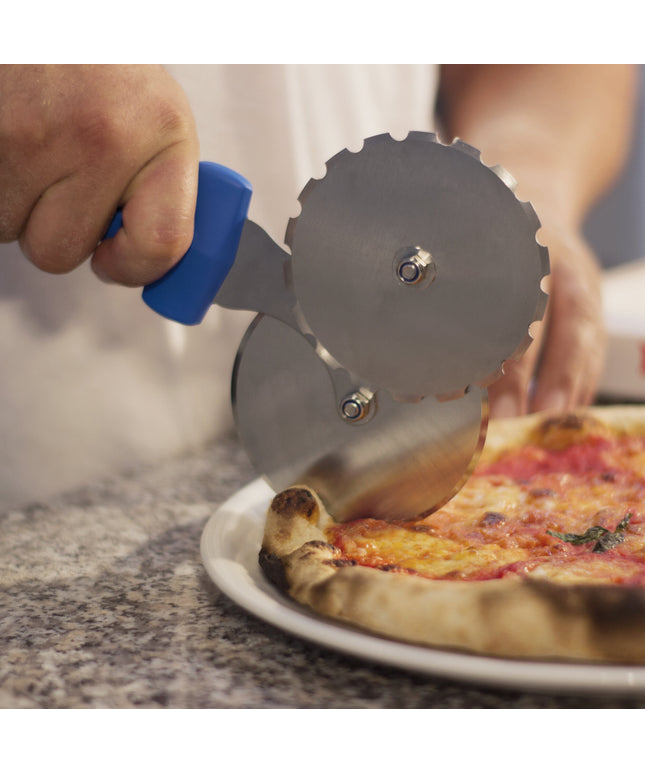 Dao lăn cắt pizza hai bánh inox GI Metal AC-ROP4 10 cm cán polymer