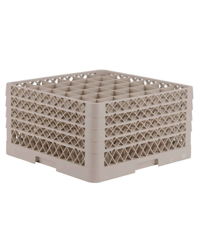 Giá đựng ly 36 ngăn màu be Vollrath Traex® TR13CCCC cỡ đầy đủ cao 17,1 cm