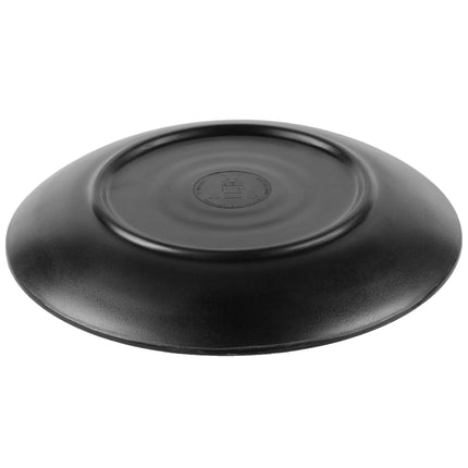 Đĩa melamine tròn GET BF-9-BK Nara 23,5 cm đen mờ - Thùng 12 cái