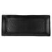 Đĩa chữ nhật melamine đen mờ GET RP-1253-BK Nara 30 x 13 cm - Thùng 12 cái