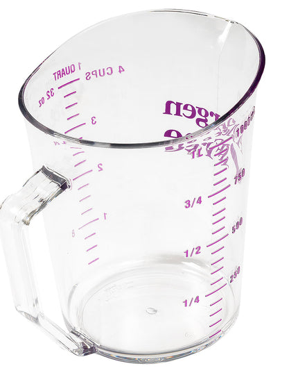 Cốc Đong Cambro 100MCCW441 946 ml Polycarbonate Không Gây Dị Ứng Trong Suốt
