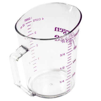 Cốc Đong Cambro 100MCCW441 946 ml Polycarbonate Không Gây Dị Ứng Trong Suốt