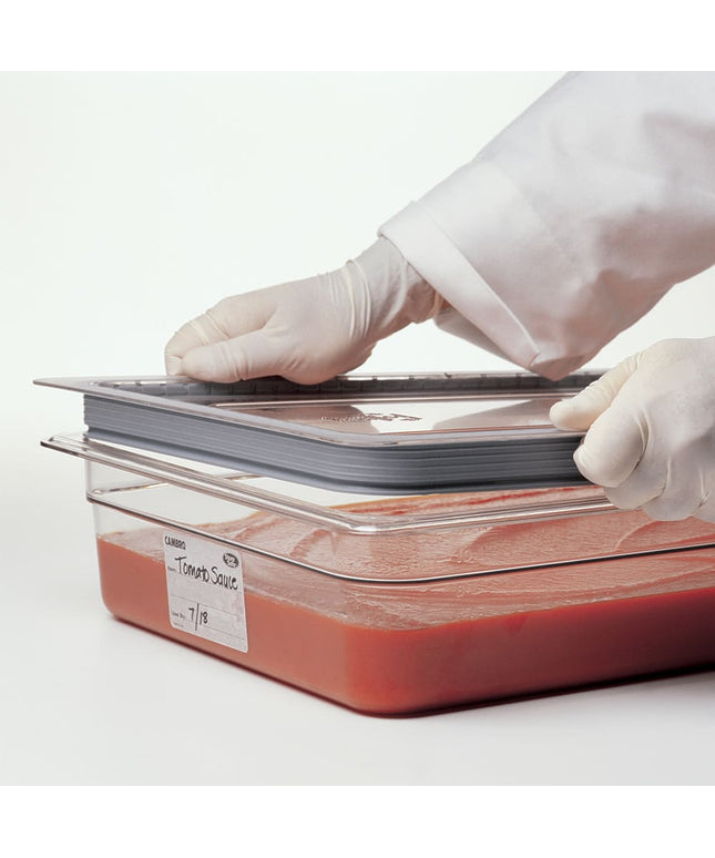 Cambro 10CWGL135 Camwear GripLid - Nắp Khay Thực Phẩm Kích Thước Đầy Đủ, Trong Suốt