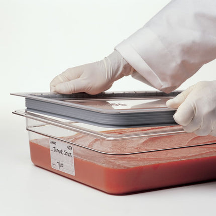 Cambro 10CWGL135 Camwear GripLid - Nắp Khay Thực Phẩm Kích Thước Đầy Đủ, Trong Suốt