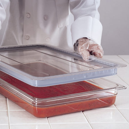 Cambro 10CWGL135 Camwear GripLid - Nắp Khay Thực Phẩm Kích Thước Đầy Đủ, Trong Suốt