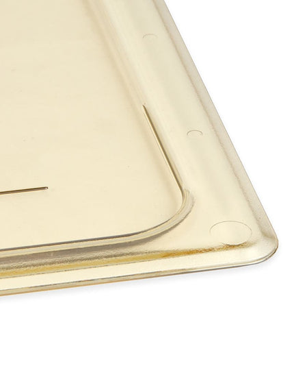Cambro 10HPC150 Nắp Đậy Thức Ăn Nóng H-Pan - Kích Thước Đầy Đủ, Phẳng, Màu Hổ Phách