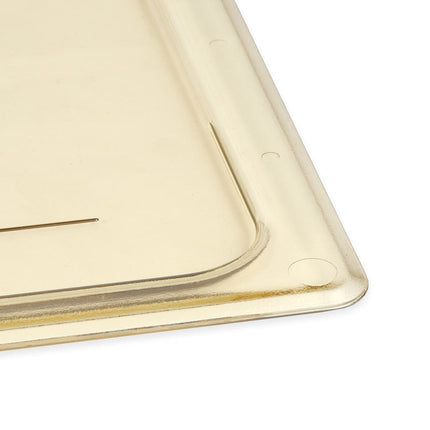 Cambro 10HPC150 Nắp Đậy Thức Ăn Nóng H-Pan - Kích Thước Đầy Đủ, Phẳng, Màu Hổ Phách