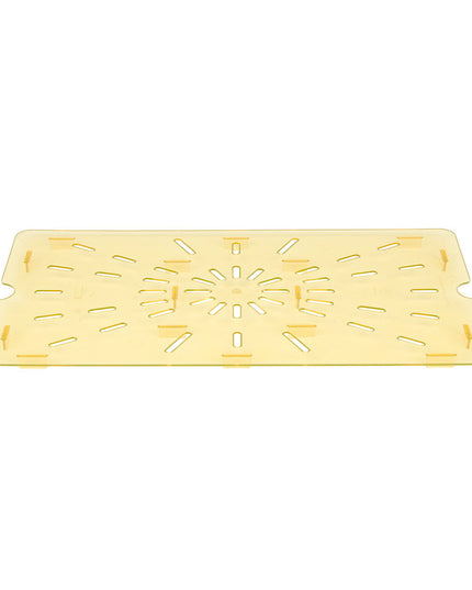 Cambro 10HPD150 Khay Thoát Nước H-Pan - Kích Thước Đầy Đủ, Màu Hổ Phách