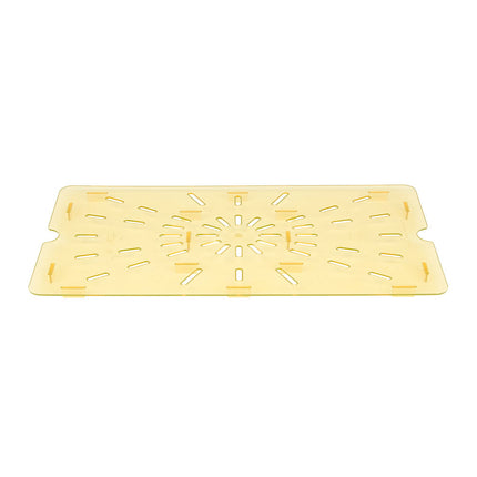 Cambro 10HPD150 Khay Thoát Nước H-Pan - Kích Thước Đầy Đủ, Màu Hổ Phách