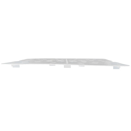 Cambro 10PPD190 Kệ Thoát Nước - Kích Thước Đầy Đủ, Trong Mờ