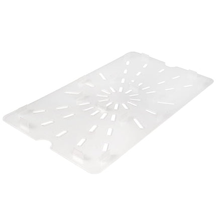 Cambro 10PPD190 Kệ Thoát Nước - Kích Thước Đầy Đủ, Trong Mờ