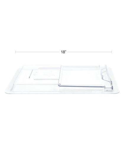 Cambro 1218SCCW135 Nắp Trượt Camwear - 12x45.7 cm Trong Suốt