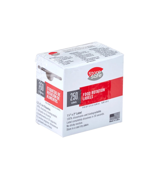 Nhãn Đựng Thực Phẩm Trống Cambro 1252SLINB250 StoreSafe® 3.2 x 5.1 cm Màu Trắng