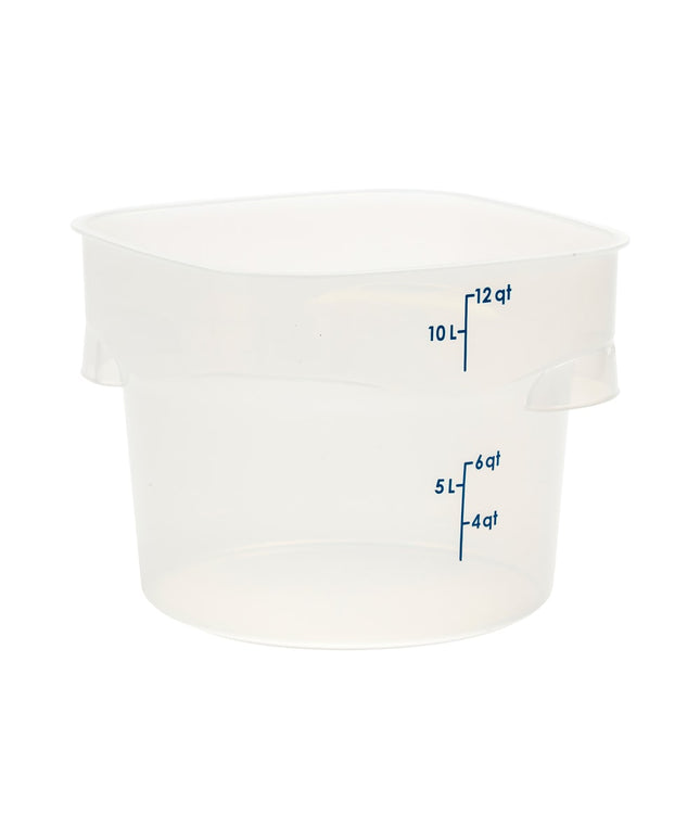 Hộp Đựng Thực Phẩm Tròn Cambro 12RFSPROPP190 CamRound® FreshPro 11.4 lít - Nhựa Polypropylene, Trong Mờ