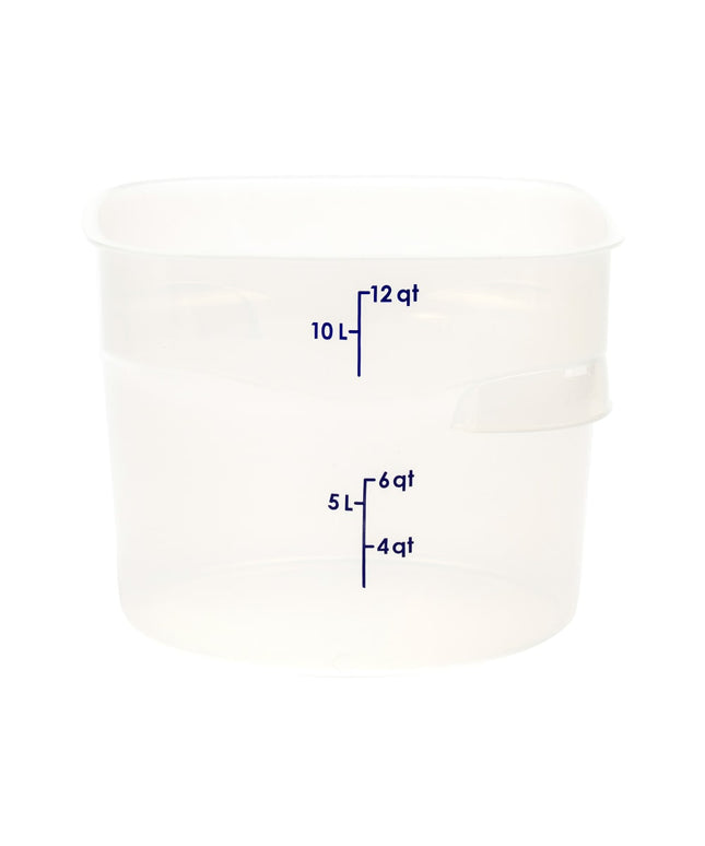 Hộp Đựng Thực Phẩm Tròn Cambro 12RFSPROPP190 CamRound® FreshPro 11.4 lít - Nhựa Polypropylene, Trong Mờ