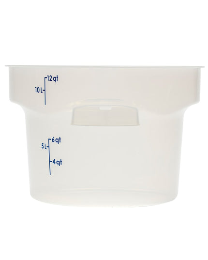 Hộp Đựng Thực Phẩm Tròn Cambro 12RFSPROPP190 CamRound® FreshPro 11.4 lít - Nhựa Polypropylene, Trong Mờ