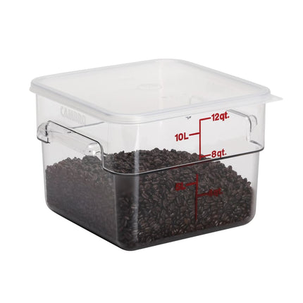 Cambro 12SFSCW135 Hộp Đựng Thực Phẩm Vuông 11.4 lít - CamSquare®, Polycarbonate, Trong Suốt