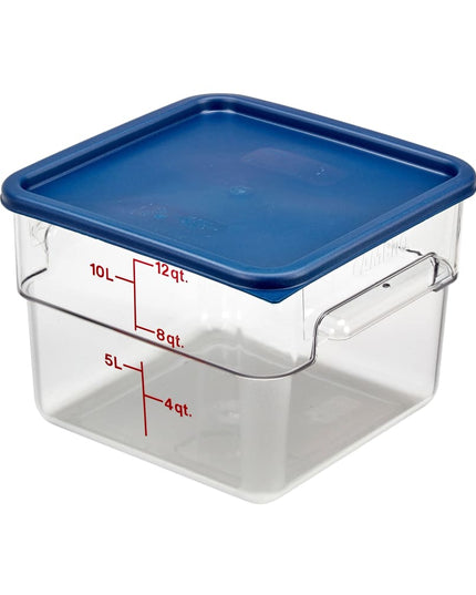 Cambro 12SFSCW135 Hộp Đựng Thực Phẩm Vuông 11.4 lít - CamSquare®, Polycarbonate, Trong Suốt