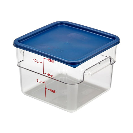 Cambro 12SFSCW135 Hộp Đựng Thực Phẩm Vuông 11.4 lít - CamSquare®, Polycarbonate, Trong Suốt