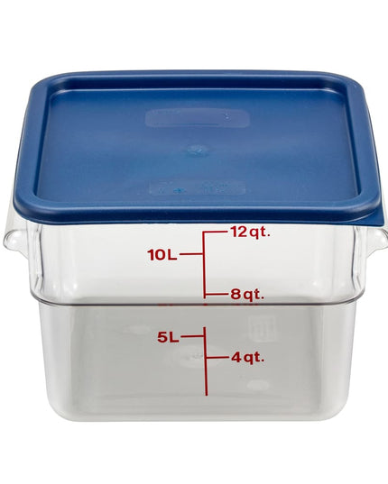 Cambro 12SFSCW135 Hộp Đựng Thực Phẩm Vuông 11.4 lít - CamSquare®, Polycarbonate, Trong Suốt