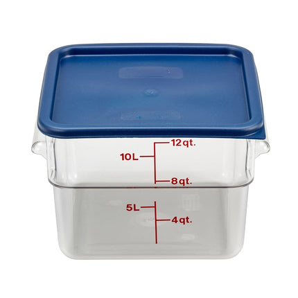 Cambro 12SFSCW135 Hộp Đựng Thực Phẩm Vuông 11.4 lít - CamSquare®, Polycarbonate, Trong Suốt