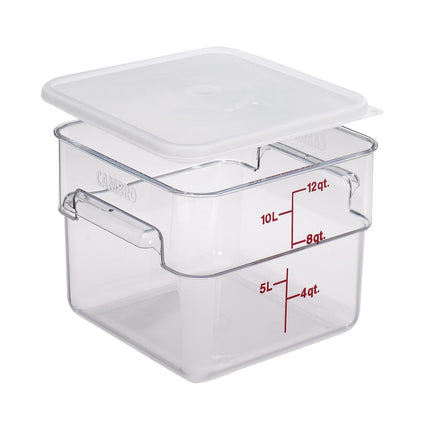 Cambro 12SFSCW135 Hộp Đựng Thực Phẩm Vuông 11.4 lít - CamSquare®, Polycarbonate, Trong Suốt