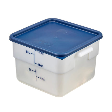 Hộp Đựng Thực Phẩm Vuông Cambro 12SFSP148 11.4 lít - CamSquare®, Polyethylene, Trắng Tự Nhiên