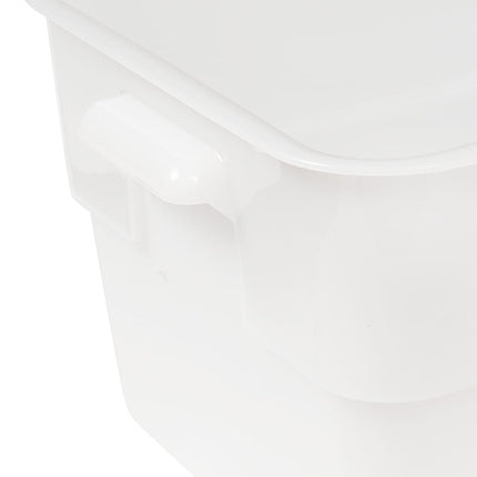 Hộp Đựng Thực Phẩm Vuông Cambro 12SFSP148 11.4 lít - CamSquare®, Polyethylene, Trắng Tự Nhiên