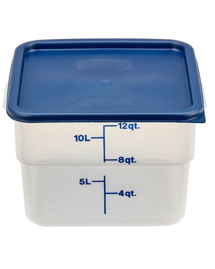 Hộp Đựng Thực Phẩm Vuông Cambro 12SFSPP190 11.4 lít - CamSquare®, Polypropylene, Trong Mờ